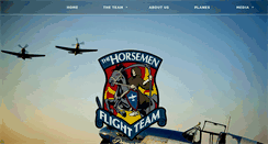 Desktop Screenshot of horsemenflight.com